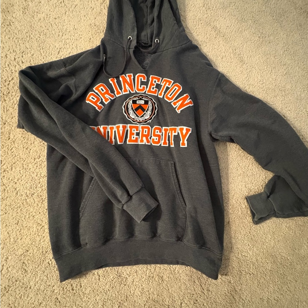 Gray Princeton University Hoodie